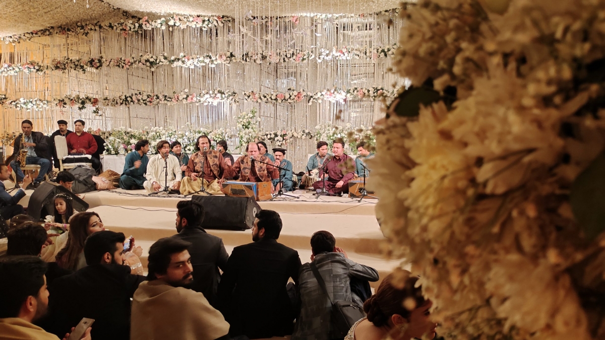 Rizwan Moazzam Qawals with Performance at peak in Lahore Event 007