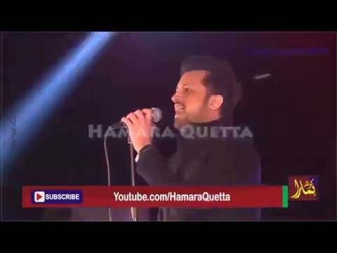 Atif Aslam Live concert At Bugti Stadium Quetta 23rd march 2017