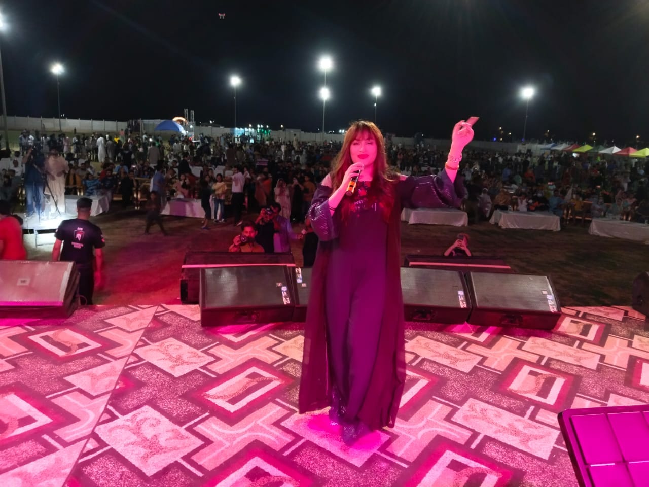 Humaira Arshad Live in Royal Orchid Multan