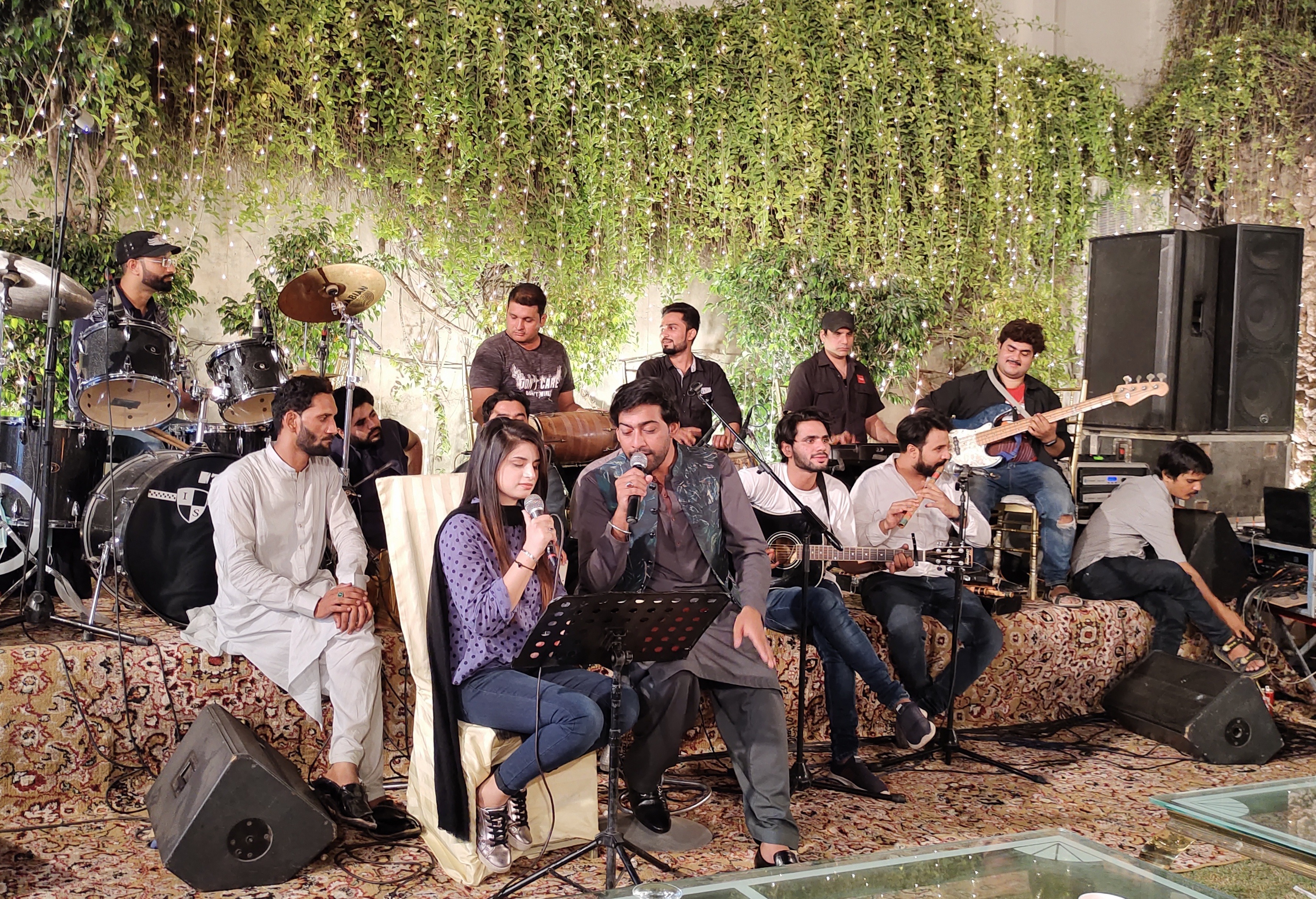Ali Abbas performed Live at Ghazal Night in his own City Faisalabad
