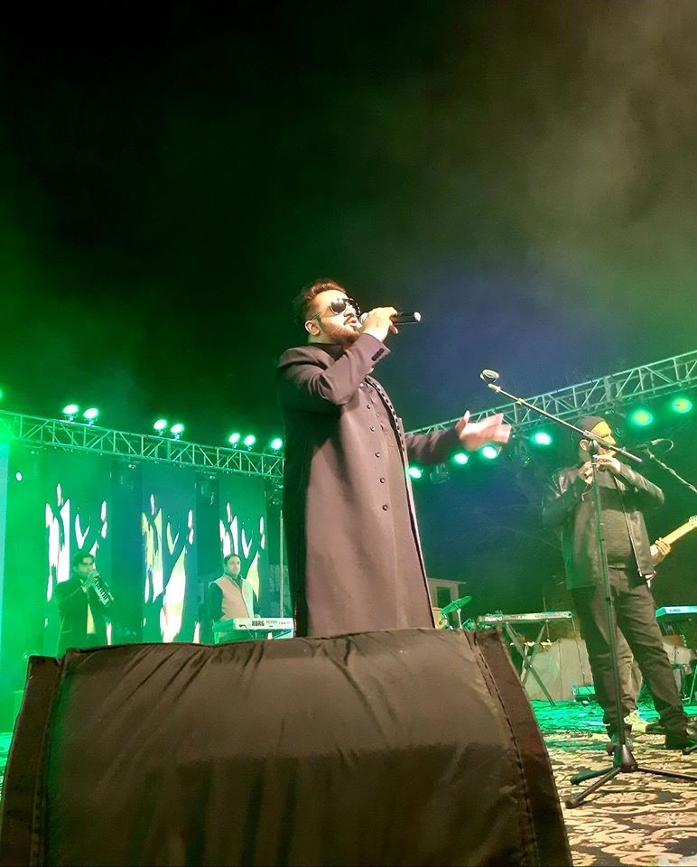 Sahir Ali Bagga at Pakistan Aeronautical Complex Kamra